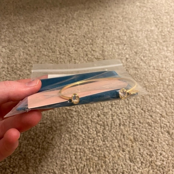 SEREFINA Rose Cut CZ Cuff Bracelet - Picture 2 of 5